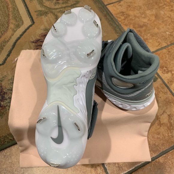 Nike Alpha Huarache Elite 4 Mid’ Baseball Cleats - Picture 12 of 13